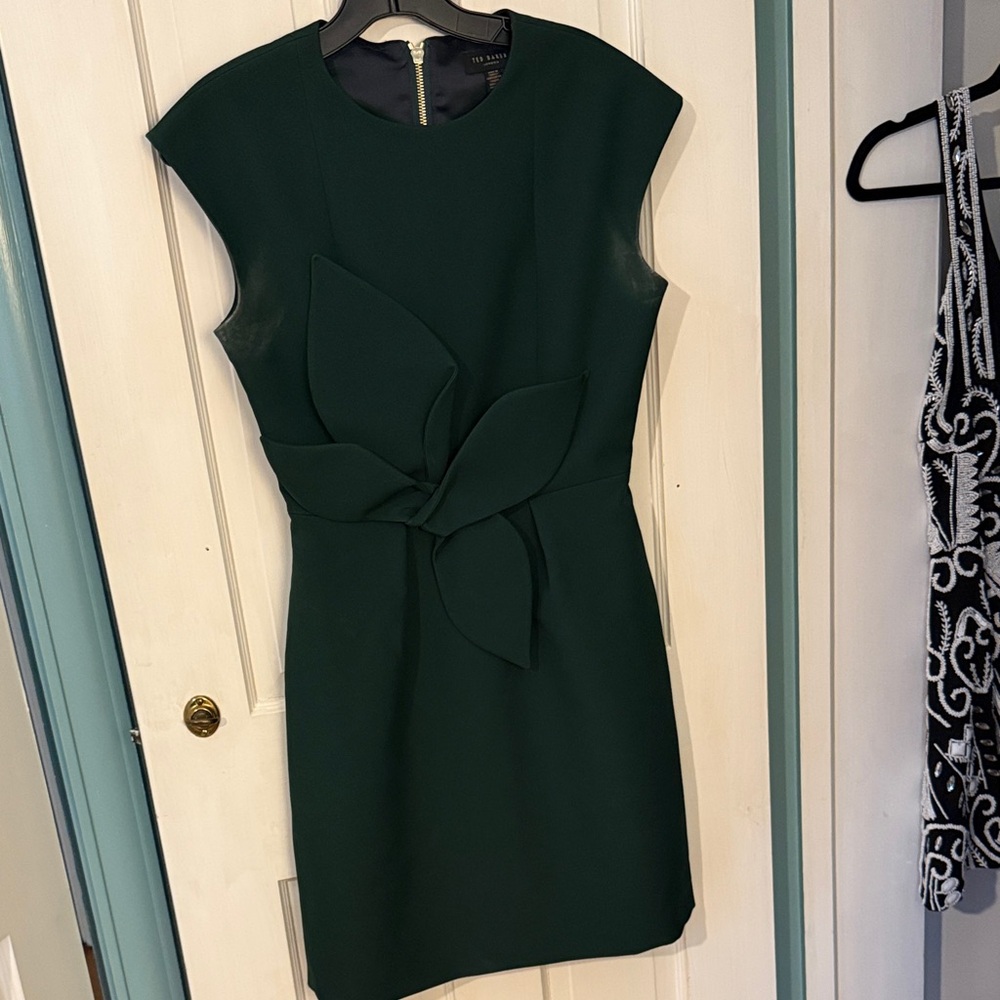 Ted Baker London Dark Green Mini Dress